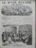 LE MONDE ILLUSTRE 1870 N 664 LES DANSES NUPTIALES A CANDIE (Crète)