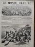 LE MONDE ILLUSTRE 1870 N 674 LES TONNEAUX DE VINS FALSIFIES JETES DANS LA SEINE
