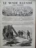 LE MONDE ILLUSTRE 1870 N 676 DUEL: LE DUC DE MONTPENSIER ET LE DUC DE SEVILLLE