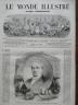 LE MONDE ILLUSTRE 1870 N 678 JOSEPH SCHNEIDER, DIRECTEUR DES USINES DU CREUZOT