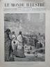 LE MONDE ILLUSTRE 1893 N 1918 LES OSEQUES DE M. DOKITCH A BELGRADE, SERBIE