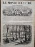 LE MONDE ILLUSTRE 1870 712 LE 72e BATAILLON DE LA GARDE NATIONALE A BONDY.