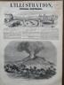 L'ILLUSTRATION 1851 N 447 ERUPTION DE LA MONTAGNE PELEE A LA MARTINIQUE