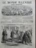 LE MONDE ILLUSTRE 1865 N 420 L'EMPEREUR ALEXANDRE DE RUSSIE RECOIT NAPOLEON III