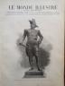 LE MONDE ILLUSTRE 1897 N 2115 STATUE DU MARECHAL CANROBERT, A SAINT-CERE (Lot)