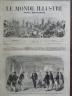 LE MONDE ILLUSTRE 1859 N 95 LE MAIRE ET LE CORPS MUNICIPAL DE LA VILLE DE TURIN