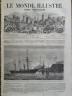 LE MONDE ILLUSTRE 1859 N 93 ARRIVEE A GENES (Italie) DE S.A.I LE PRINCE NAPOLEON