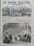 LE MONDE ILLUSTRE 1859 N 92 VENTE DE CHARITE PAR LA PRINCESSE CZARTTORISKA