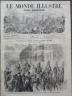 LE MONDE ILLUSTRE 1859 N 114 BATAILLE DE MAGENTA VICTOR EMMANUEL ET NAPOLEON III