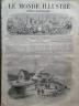 LE MONDE ILLUSTRE1865 N 432 EXPERIENCE D'ARTILLERIE DANS LA PRESQU' ÎLE DE GÂVRE