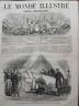 LE MONDE ILLUSTRE 1865 N 454 DERNIERS MOMENTS DU ROI LEOPOLD : CHATEAU DE LAEKEN