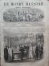 LE MONDE ILLUSTRE 1865 N 433 ABD-EL- KADER VISITANT LE MUSEE DE L' ARTILLERIE