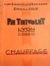 CATALOGUE COMPTOIR GENERAL DE LA TOLERIE, CHAUFFAGE, EMAILLERIE THIVOLET