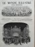 LE MONDE ILLUSTRE 1871 N 755 LES FÊTES DE TURIN (Italie) L'ALLEE DES PLATANES