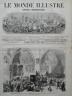 LE MONDE ILLUSTRE 1871 N 765 INTRONISATION DE Mgr.AIME- FRANCOIS-VICTOR GUILBERT