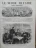 LE MONDE ILLUSTRE 1871 N 722 SIGNATURE DE L'ARMISTICE A VERSAILLES LE 28 JANVIER