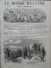 LE MONDE ILLUSTRE 1871 N 717 GENERAL VINOY DANS LES TRANCHEES DU PLATEAU D'AVRON