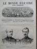 LE MONDE ILLUSTRE 1871 N 751 LE COLONEL MERLIN et le COMMANDANT GAVEAU