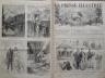 LA PRESSE ILLUSTREE 1876 N 406 LA FOIRE AUX ETRENNES A PARIS SUR LES BOULEVARDS