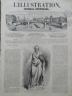 L' ILLUSTRATION 1865 N 1175 FRANCOIS ARAGO, STATUE EN BRONZE de A.J. OLIVA