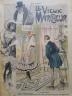 LE VIEUX MARCHEUR 1904 N 81 DESSIN PLEINE PAGE COULEURS PAR VILLEPY- A CHATILLON
