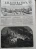 L' ILLUSTRATION 1856 N 720 EXPLOSION D'UN MAGASIN A POUDRE DANS L'ÎLE DE RHODES