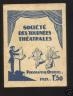 PROGRAMME SOCIETE DES TOURNEES THEATRALES 1921 LA VEUVE