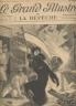 LE GRAND ILLUSTRE 1905 n 10 FEMME RUSSE SAUVANT UN DRAPEAU