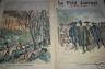 LE PETIT JOURNAL 1893 N° 126 LE FEU DANS LA FORÊT DE FONTAINEBLEAU