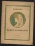 PROGRAMME THEATRE SARAH BERNHARDT 1931 L'AIGLON VERA SE