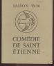 LA COMEDIE SAINT- ETIENNE 1955 LES FRERES KARMAMAZOV