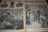 LE PETIT PARISIEN 1897 N 413 TOMBEAU DE PASTEUR DESCENTE DU CERCEUIL