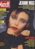 PARIS MATCH 1986 N 1934 JEANNE MAS