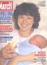 PARIS MATCH 1985 n 1899 CRHISTINE VILLEMIN ET SON BEBE