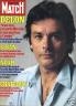 PARIS MATCH 1983 N 1803 ALAIN DELON SEUL FACE A L'AVENIR