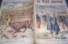 LE PETIT JOURNAL 1894 n 215 COMBAT TAUREAU ET LION A MADRID