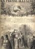 LA PRESSE ILLUSTREE 1874 N 307 MARIAGE A SAINT PETERSBOURG