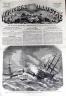 L'UNIVERS ILLUSTRE 1862 N 204 UN COMBAT NAVAL