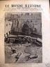 LE MONDE ILLUSTRE 1895 N° 1991 BARRAGE DE L'OUED FEZ